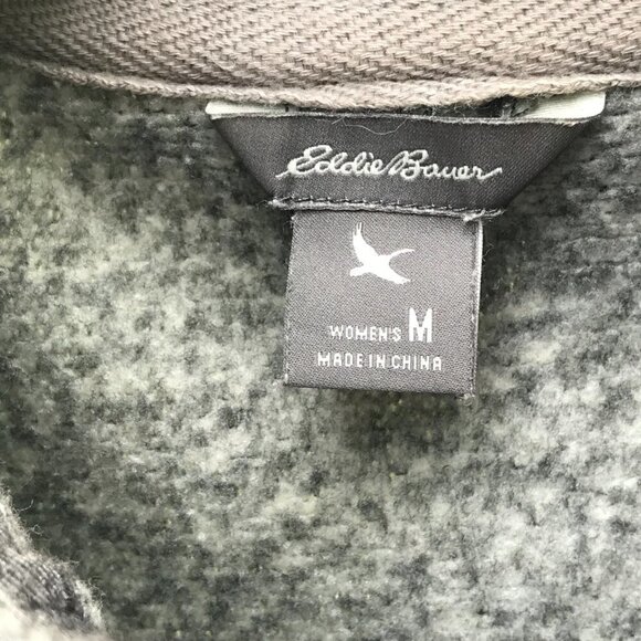 Eddie Bauer Gray Radiator Fleece Cirrus Jacket - Long Size M - Picture 7 of 8